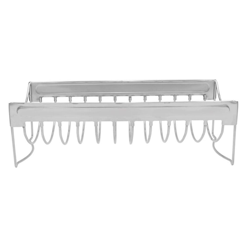 Stainless Steel BBQ Rib Rack 15-Inch - Picture 3 of 6